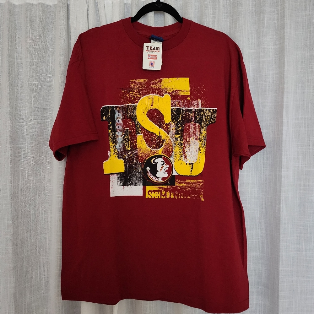 FSU Champs Red and Yellow Graphic Tee